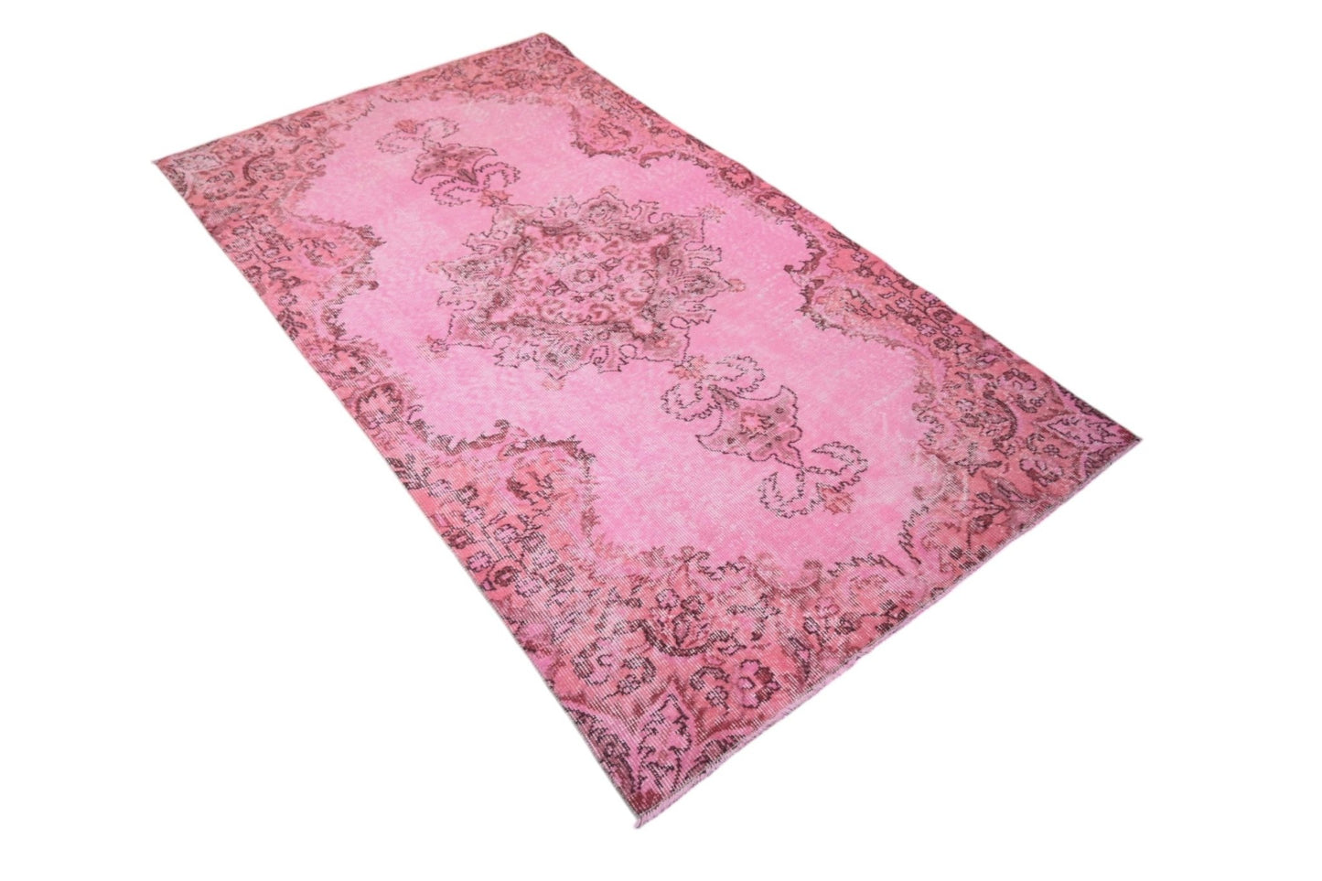 Roze vintage vloerkleed - F425 - Lavinta