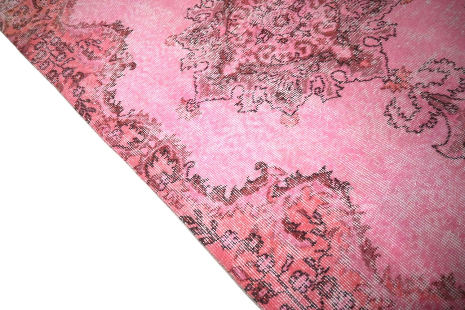 Roze vintage vloerkleed - F425 - Lavinta