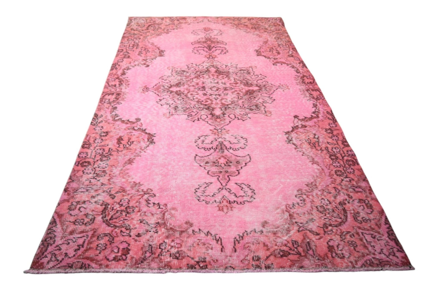 Roze vintage vloerkleed - F425 - Lavinta