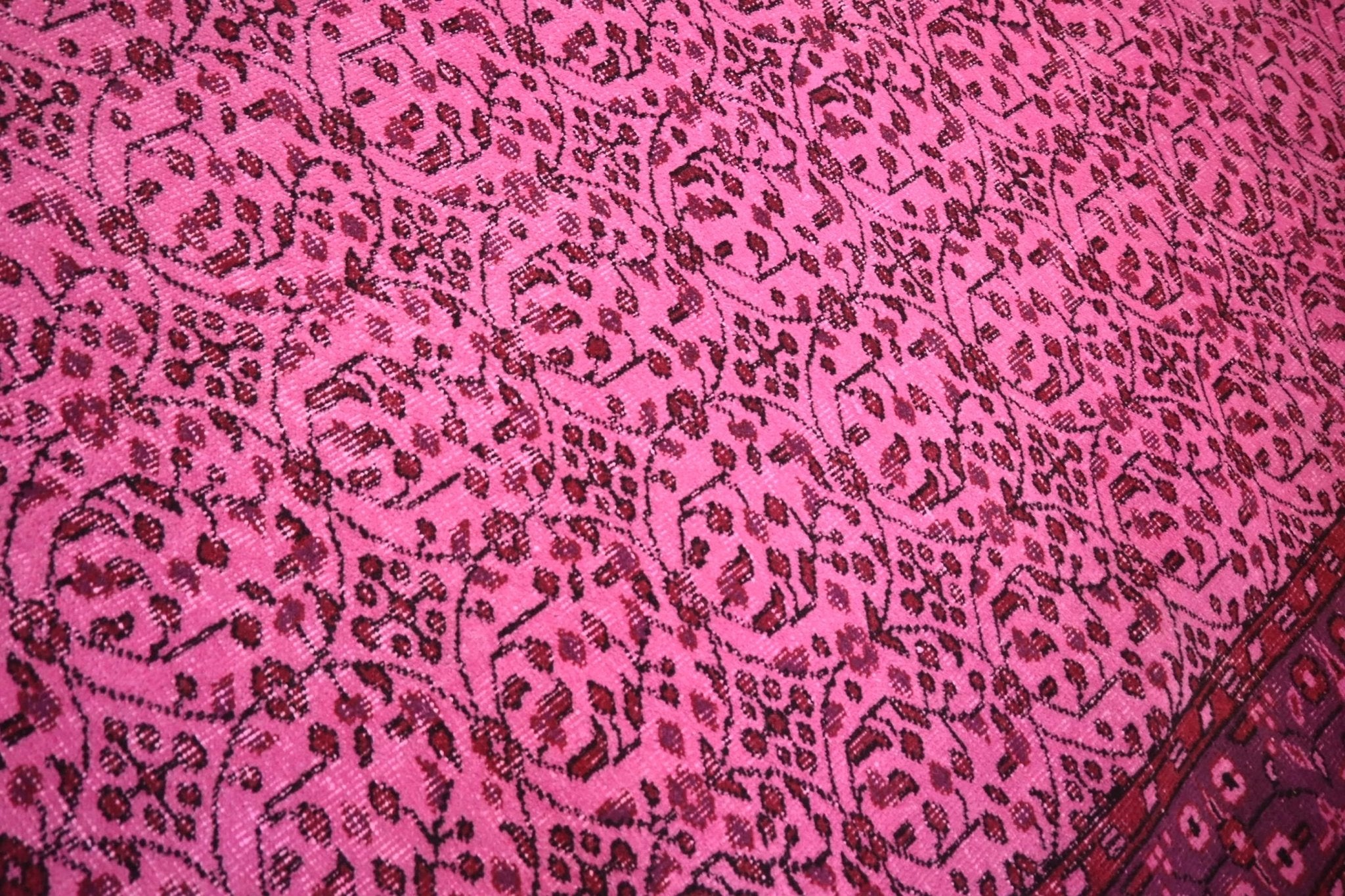 Roze vintage vloerkleed - F433 - Lavinta