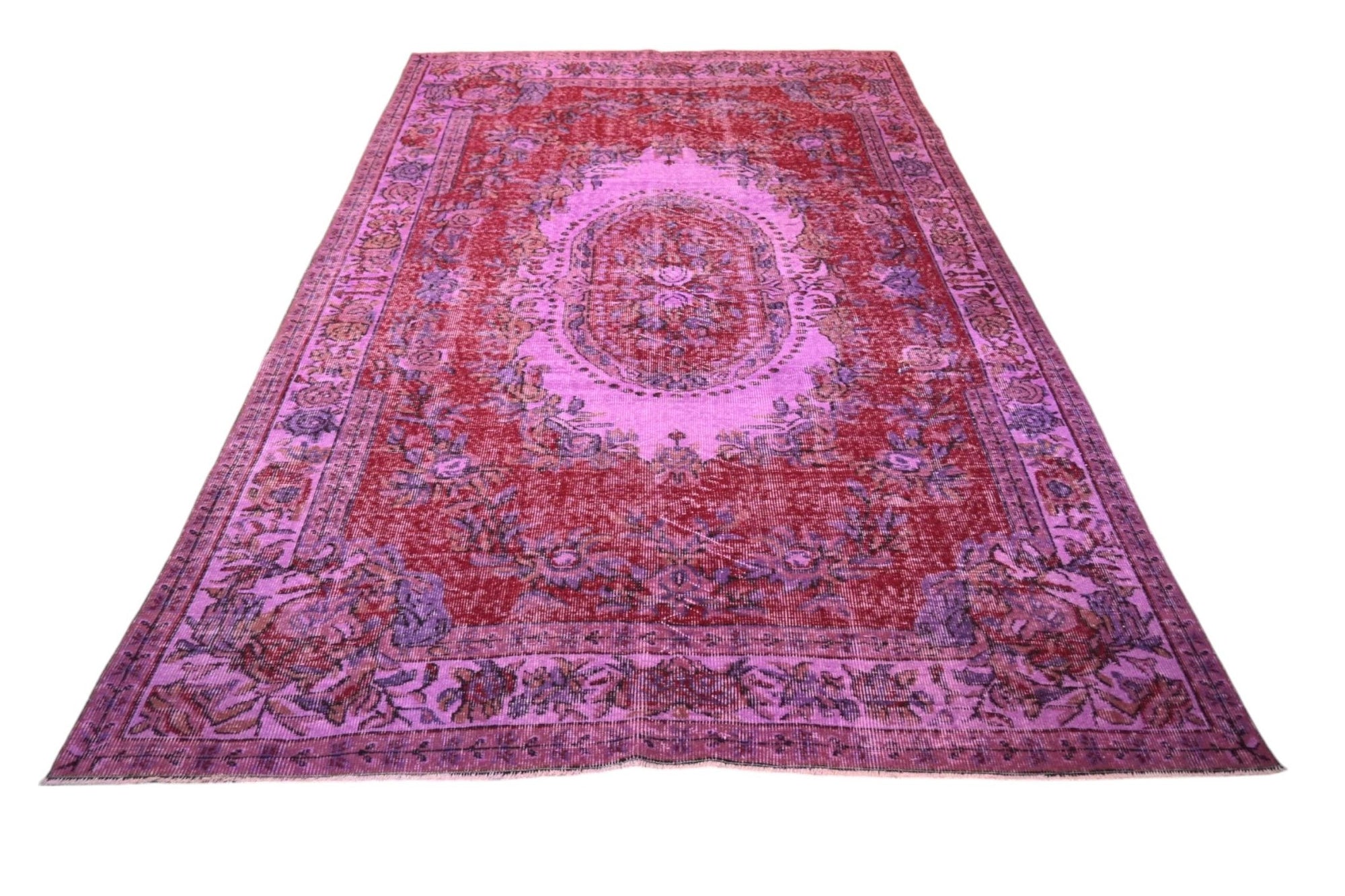 Pink Vintage Rug - F435