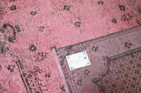 Roze vintage vloerkleed - F548 - Lavinta