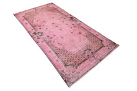 Roze vintage vloerkleed - F548 - Lavinta