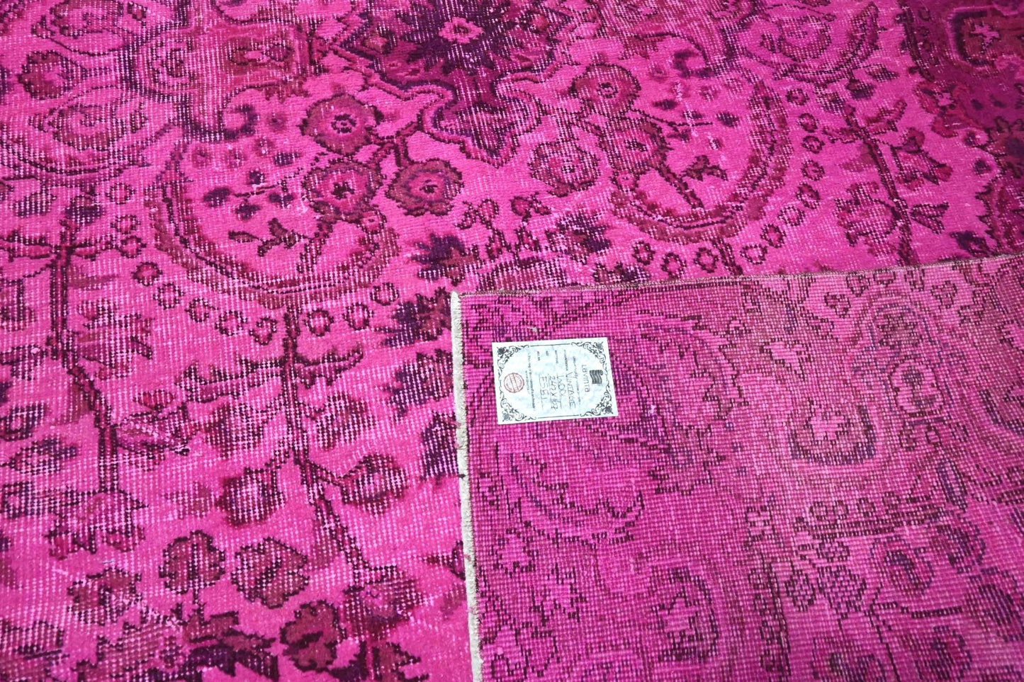 Roze vintage vloerkleed - F551 - Lavinta