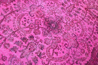 Roze vintage vloerkleed - F551 - Lavinta