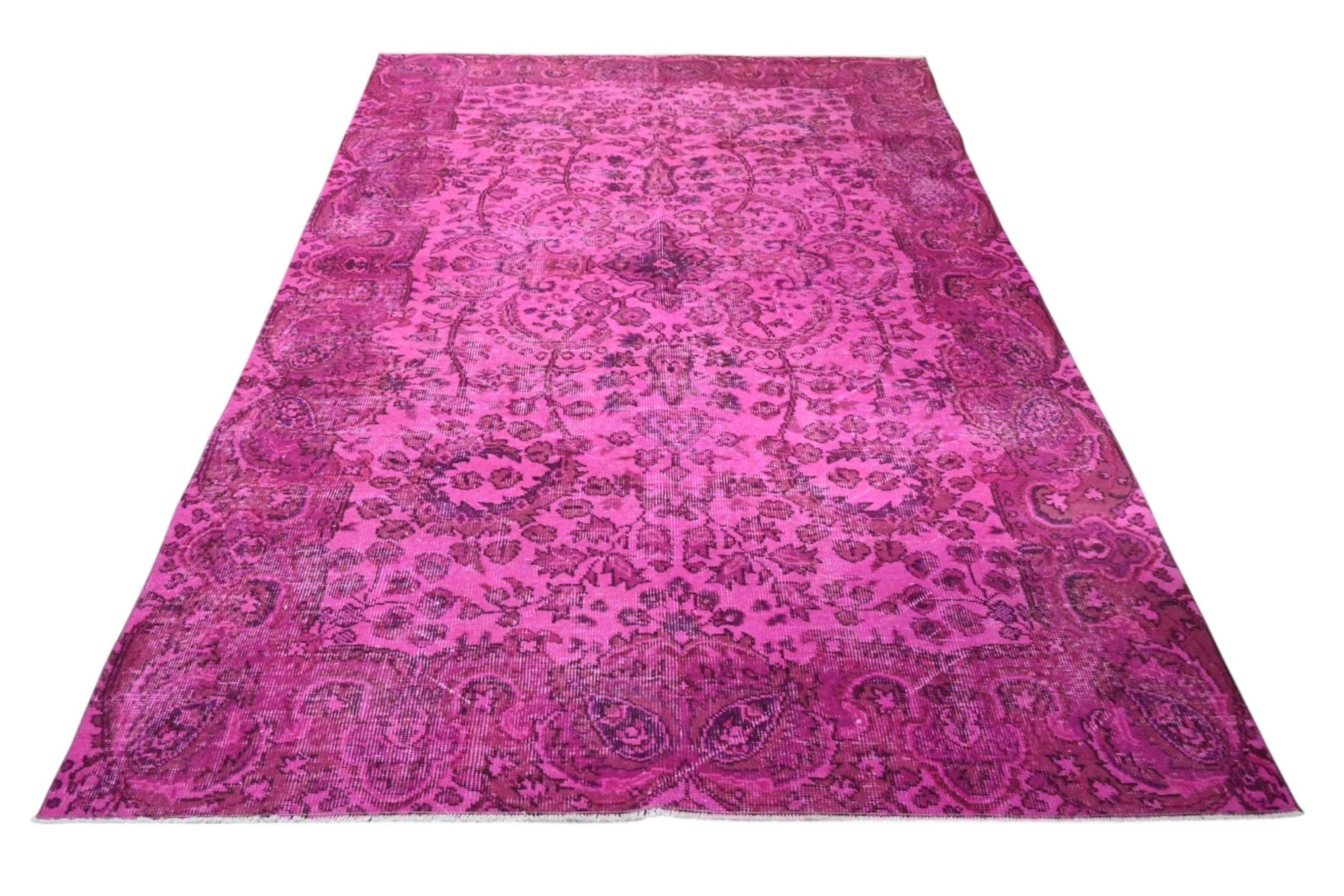 Roze vintage vloerkleed - F551