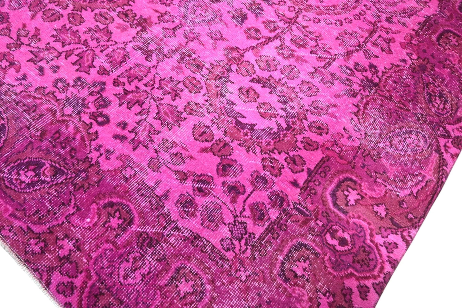 Roze vintage vloerkleed - F551 - Lavinta