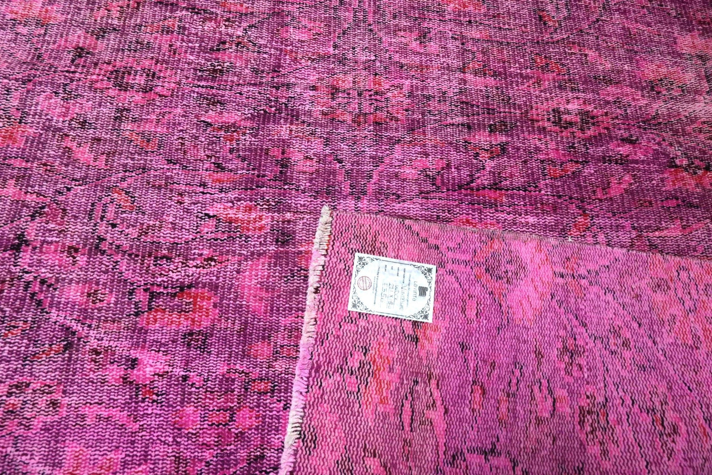 Roze vintage vloerkleed - F556 - Lavinta