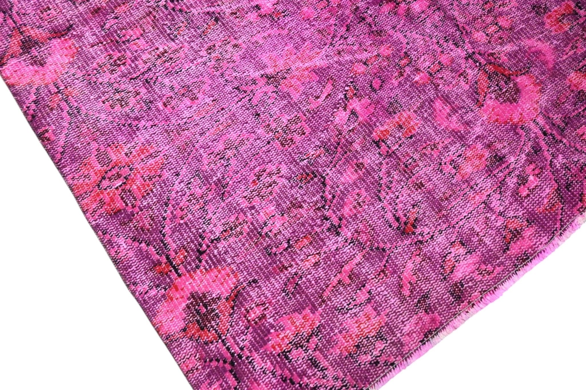 Roze vintage vloerkleed - F556 - Lavinta