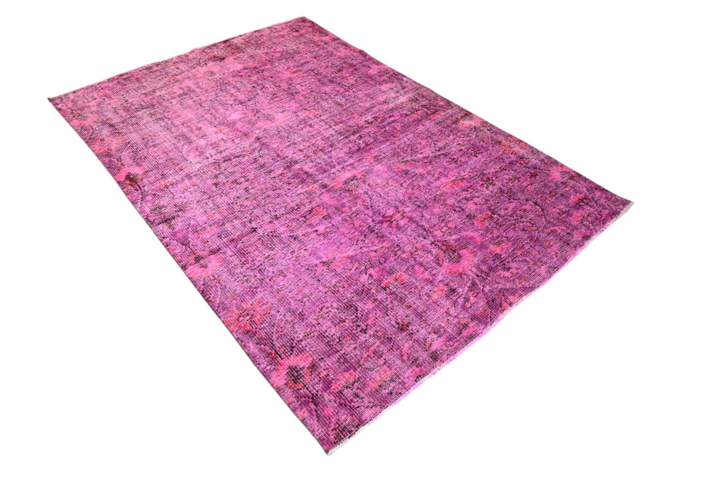 Roze vintage vloerkleed - F556 - Lavinta