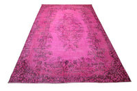 Roze vintage vloerkleed - F565 - Lavinta