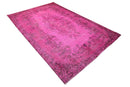 Roze vintage vloerkleed - F565 - Lavinta