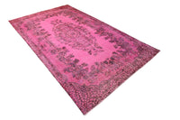 Roze vintage vloerkleed - F567 - Lavinta