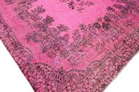 Roze vintage vloerkleed - F567 - Lavinta