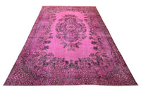 Roze vintage vloerkleed - F572 - Lavinta