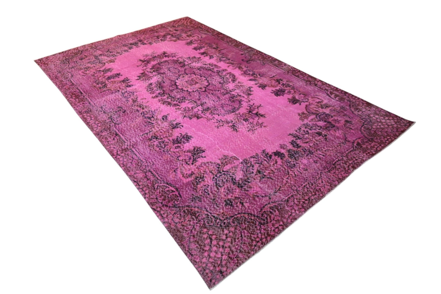 Roze vintage vloerkleed - F572 - Lavinta