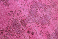 Roze vintage vloerkleed - F577 - Lavinta