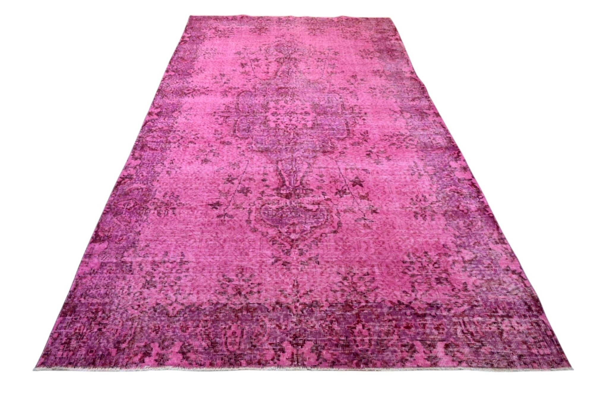 Roze vintage vloerkleed - F577