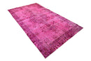 Roze vintage vloerkleed - F577 - Lavinta