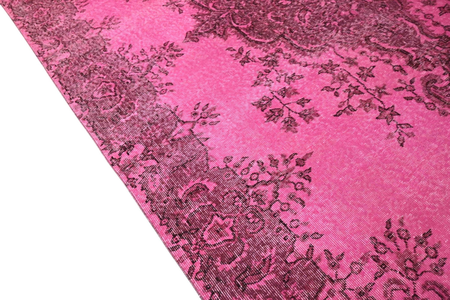 Roze vintage vloerkleed - F581 - Lavinta