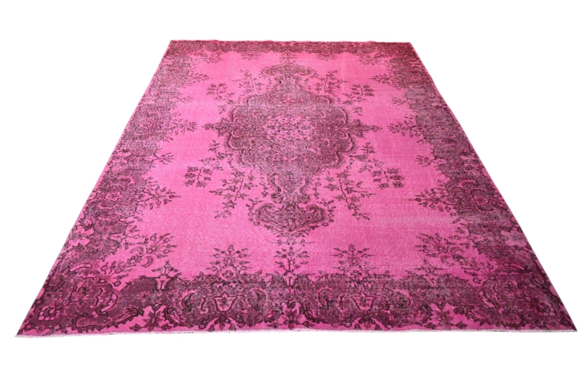 Roze vintage vloerkleed - F581