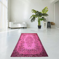 Roze vintage vloerkleed - F590 - Lavinta