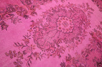 Roze vintage vloerkleed - F590 - Lavinta