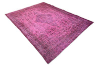 Roze vintage vloerkleed - F593 - Lavinta