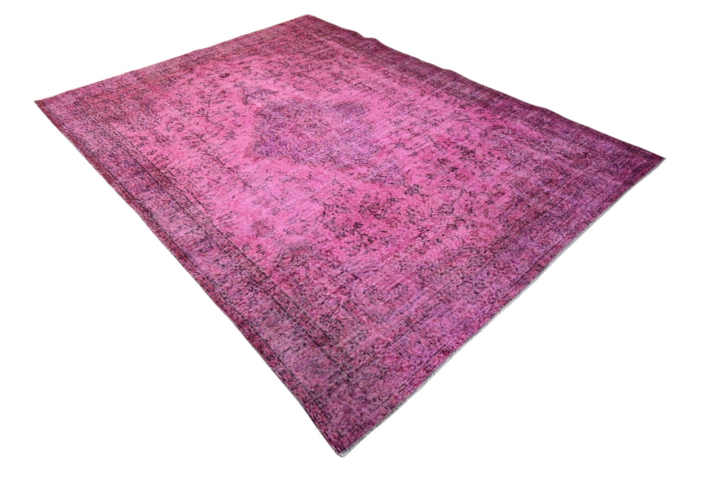 Roze vintage vloerkleed - F593 - Lavinta