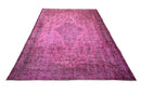 Roze vintage vloerkleed - F593 - Lavinta