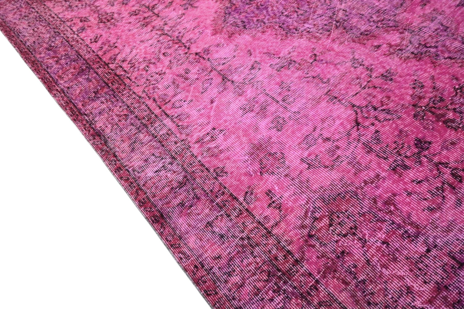 Roze vintage vloerkleed - F593 - Lavinta