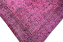 Roze vintage vloerkleed - F593 - Lavinta