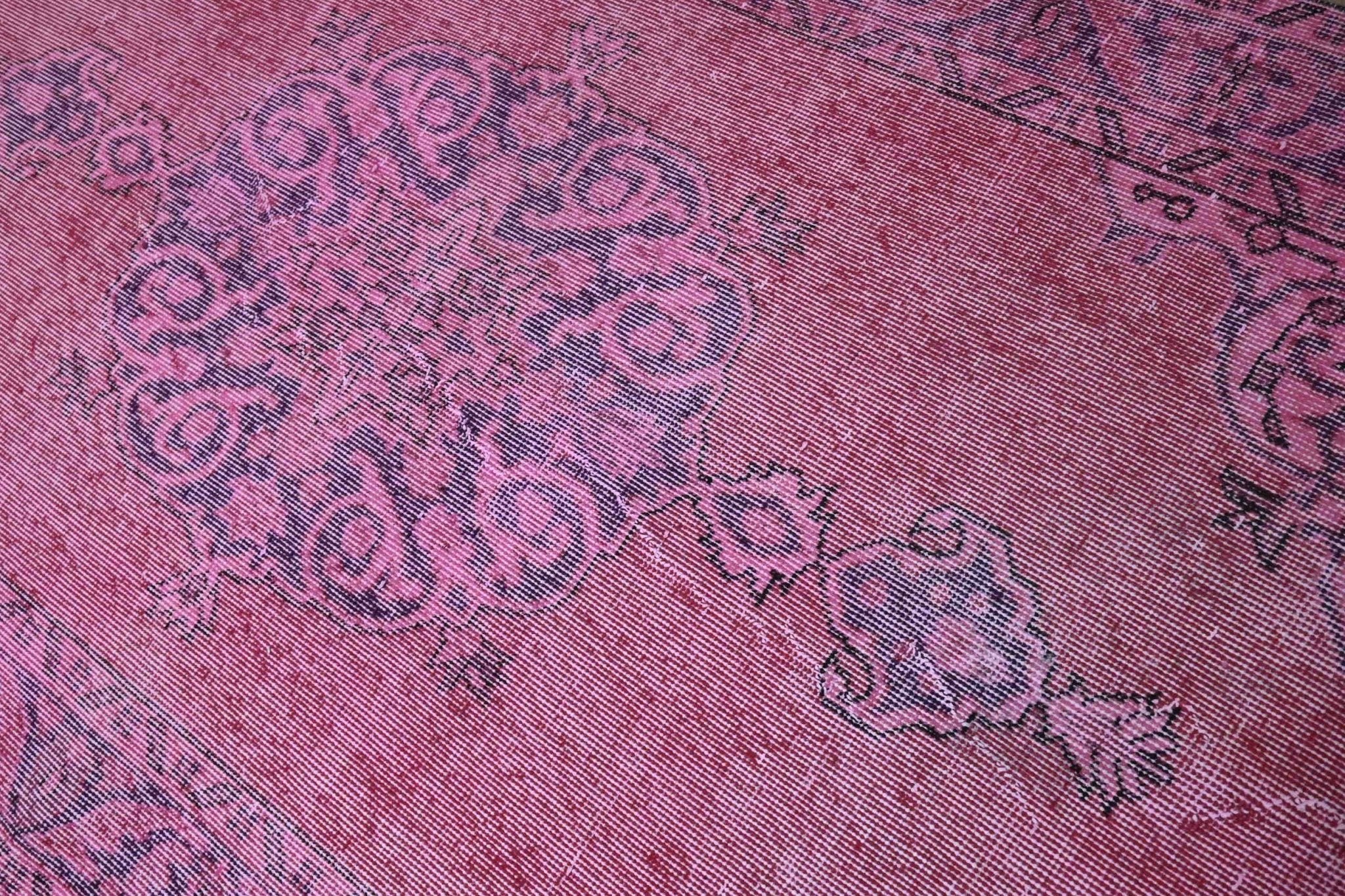 Roze vintage vloerkleed - G114 - Lavinta