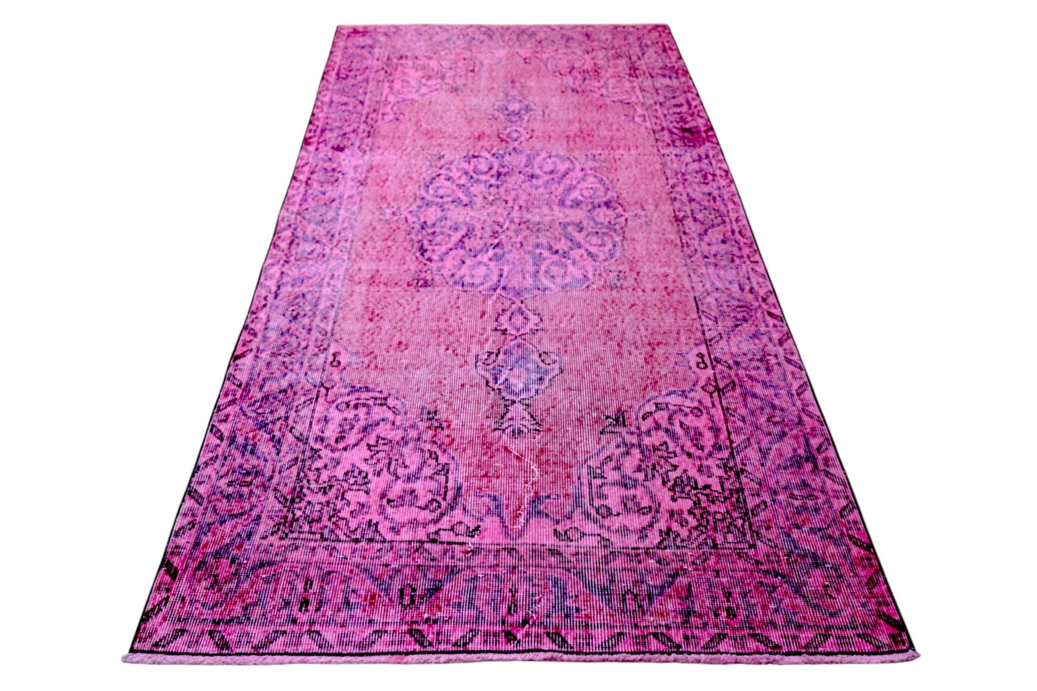 Roze vintage vloerkleed - G114 - Lavinta