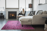 Roze vintage vloerkleed - G114 - Lavinta