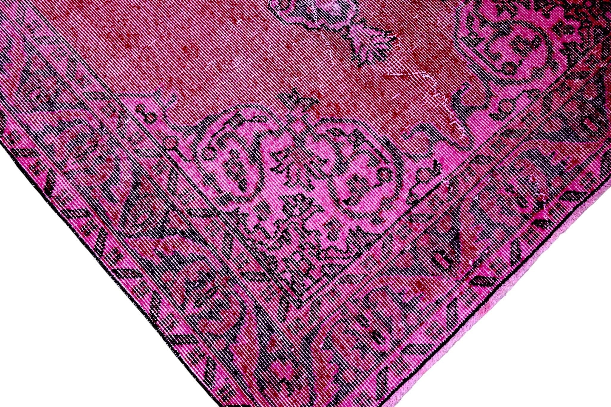 Roze vintage vloerkleed - G114 - Lavinta