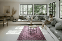 Roze vintage vloerkleed - G126 - Lavinta