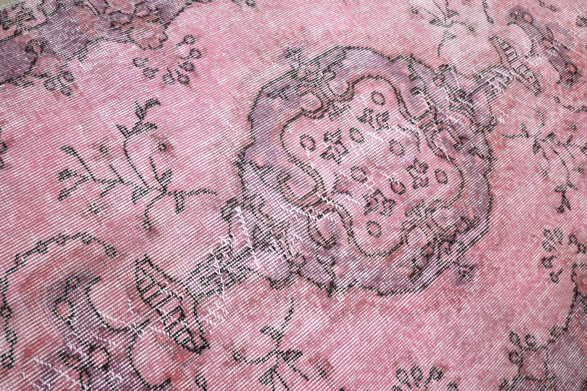 Roze vintage vloerkleed - G126 - Lavinta