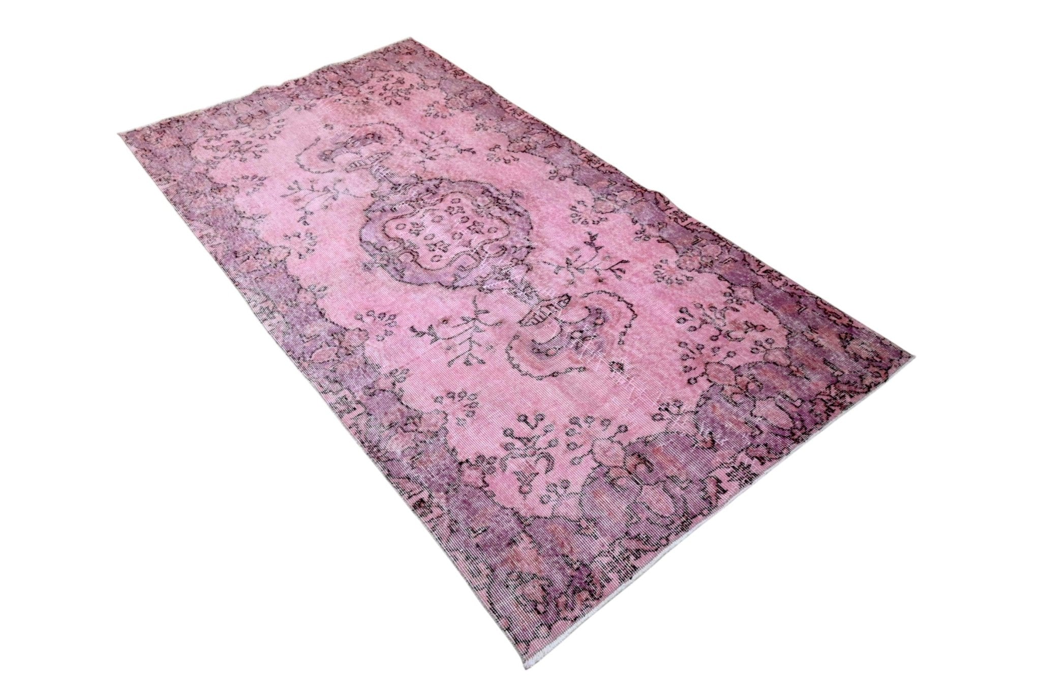 Roze vintage vloerkleed - G126 - Lavinta