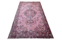Roze vintage vloerkleed - G126 - Lavinta