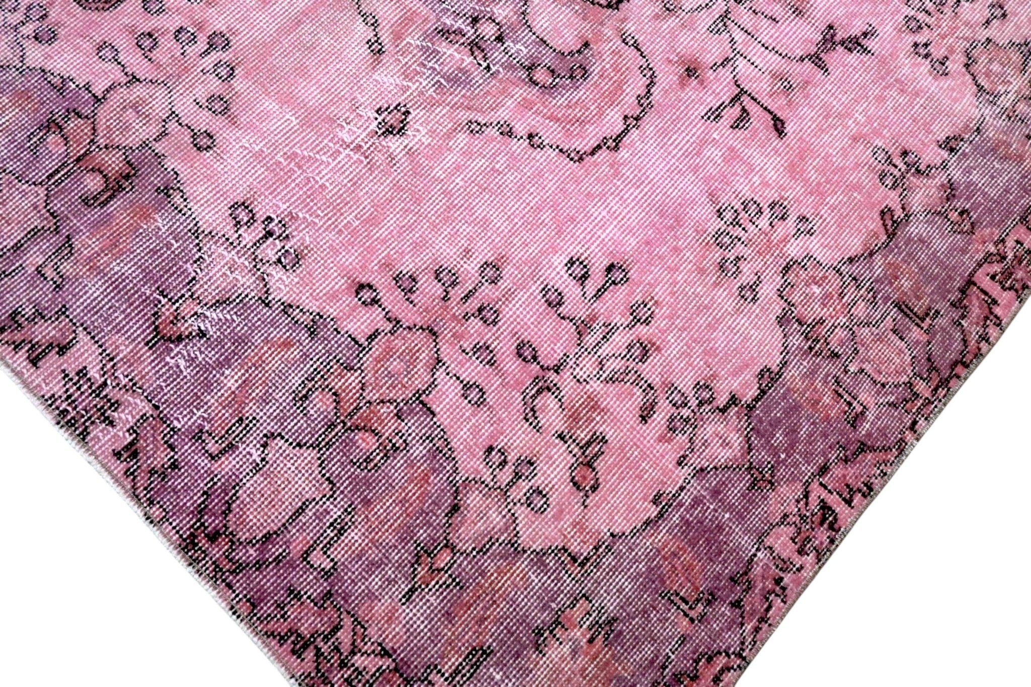 Roze vintage vloerkleed - G126 - Lavinta