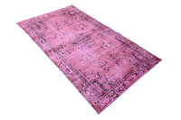 Roze vintage vloerkleed - G133 - Lavinta