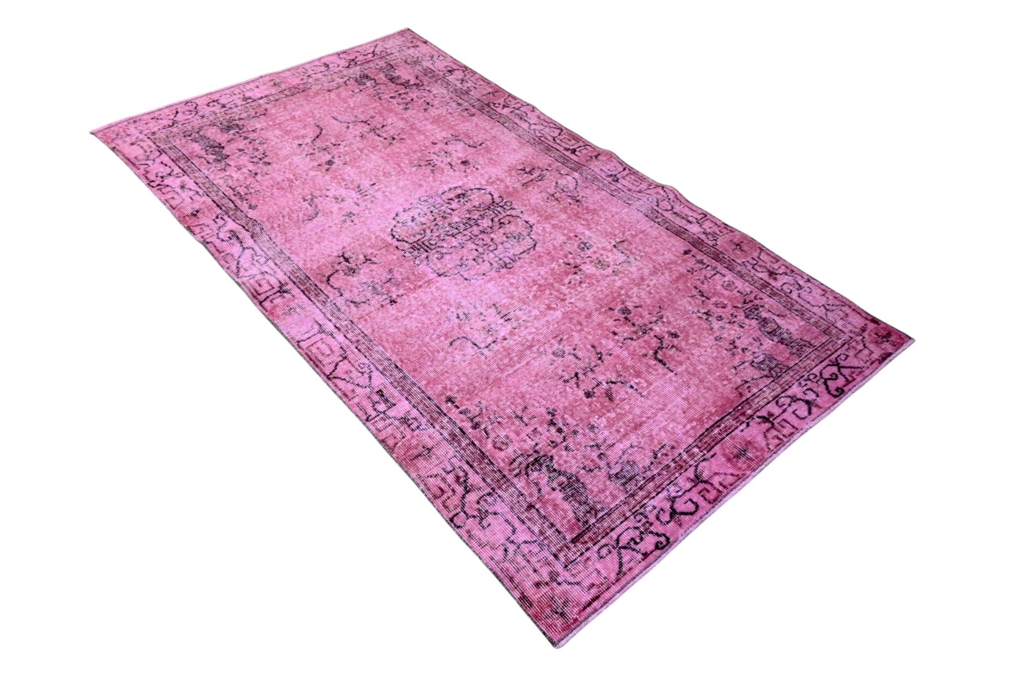 Roze vintage vloerkleed - G133 - Lavinta