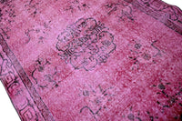 Roze vintage vloerkleed - G133 - Lavinta