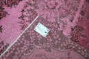 Vrolijk roze vintage vloerkleed laagpolig - G268