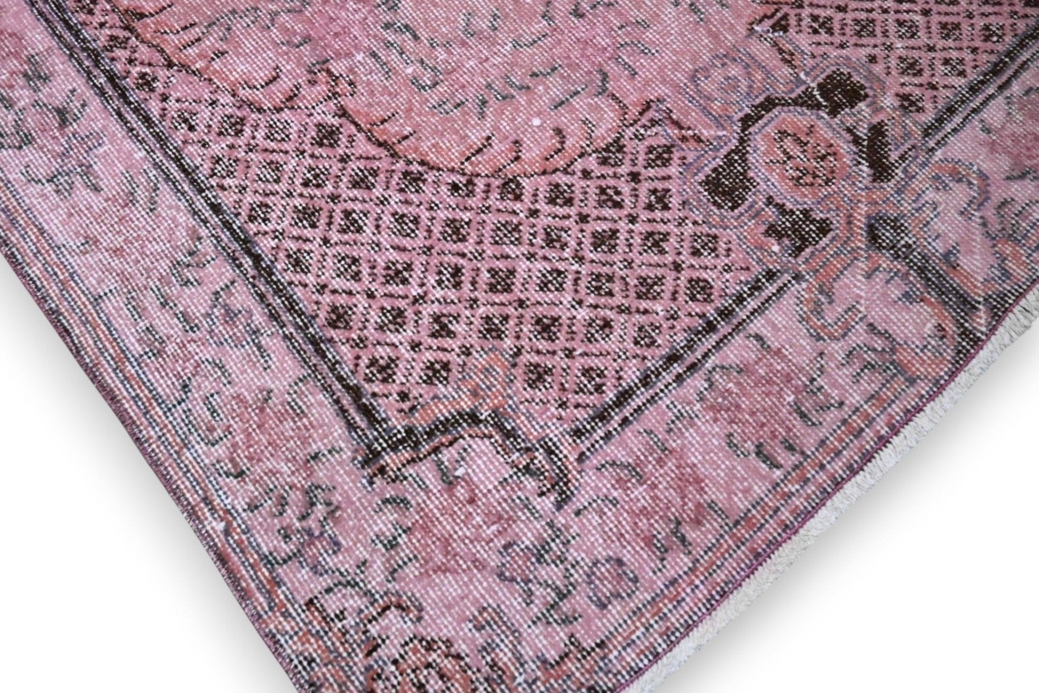 Roze vintage vloerkleed - G272 - Lavinta
