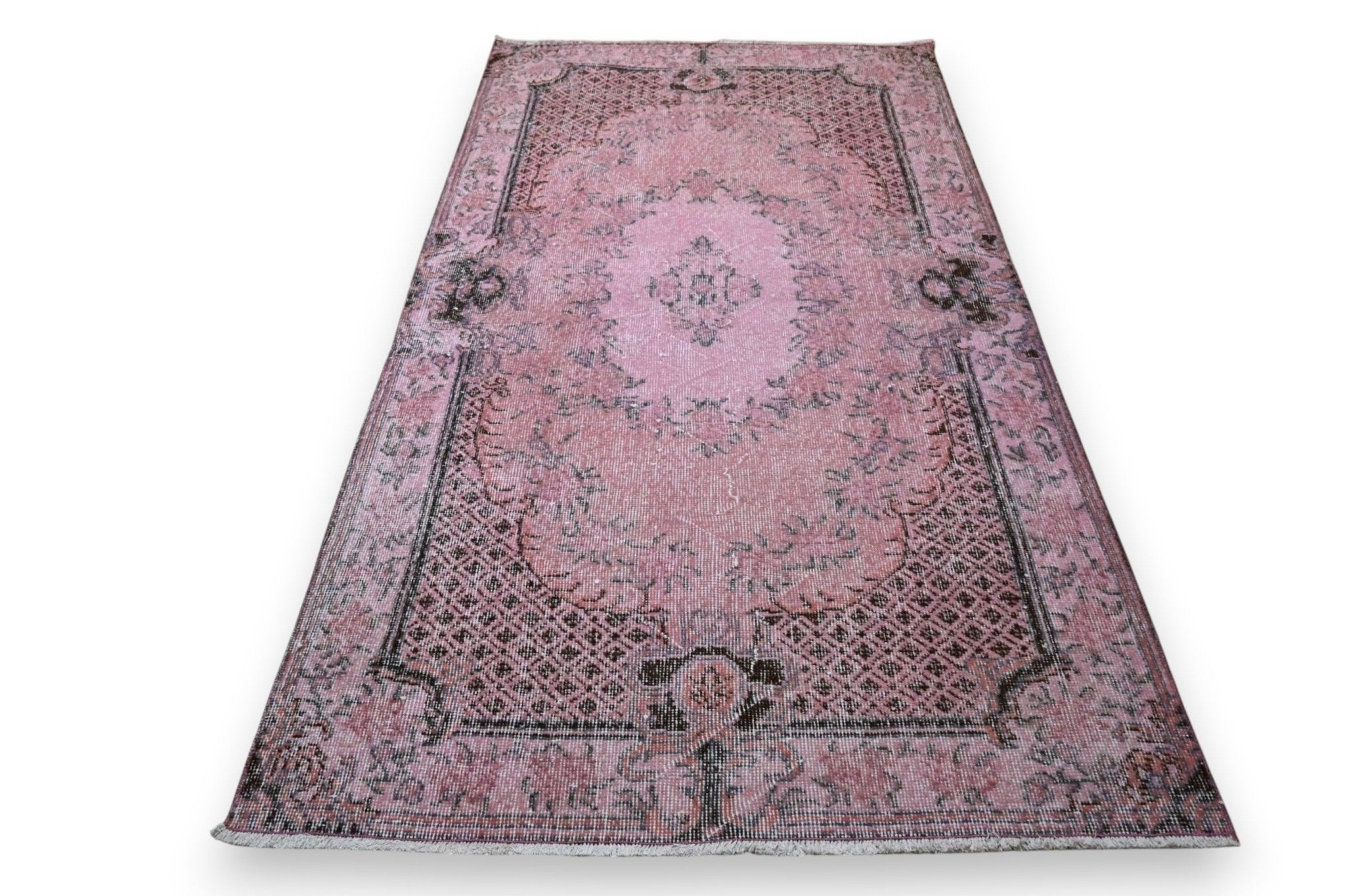 Roze vintage vloerkleed - G272 - Lavinta