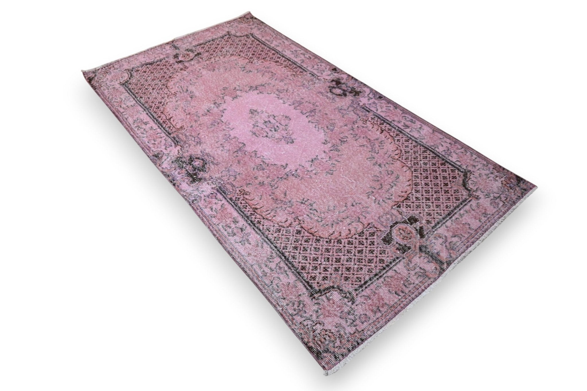 Roze vintage vloerkleed - G272 - Lavinta