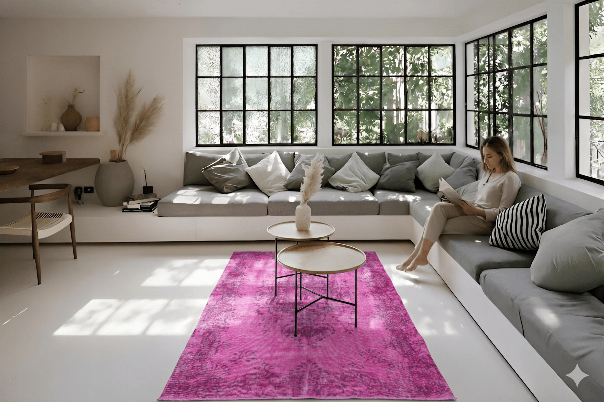 Spannend roze vintage kleed - G477 - Lavinta