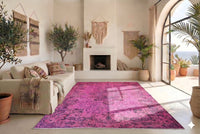 Spannend roze vintage vloerkleed - F820 - Lavinta